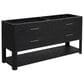 James Martin Vanities Lucian 72" Double Vanity in Carbon Oak with 3 cm White Zeus Quartz Top, , large