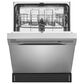 Frigidaire 24" Built-In Pocket Handle Dishwasher with ADA in Stainless Steel, , large
