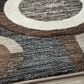 Ashley Guintte 8" x 9"6" Black, Brown and Cream Area Rug, , large