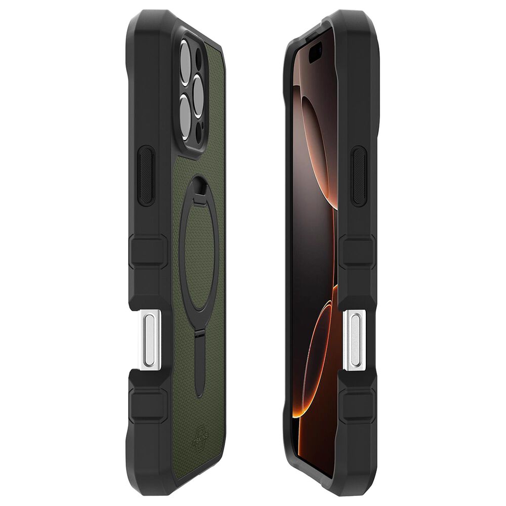 ITSkins Force R Nylon MagSafe Case for Apple iPhone 16 Pro Max in Olive Green and Black, , large