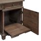 Wycliff Bay Carson Credenza Desk with Hutch in Weathered Dove, , large