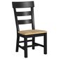 Hawthorne Furniture Hendricks Side Chair with Cushon Seat in Rustic Wheat and Raven, , large