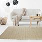 L&R Resources Natural Fiber Bleach and Ivory 5" x 7"9" Area Rug, , large