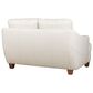Bassett Leland Leather Loveseat in Ice, , large