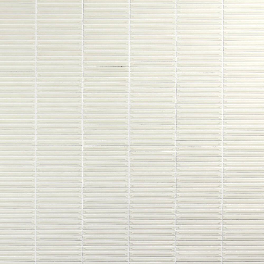 Dal-Tile Artefino Vintage Pearl 2" x 2" Floret on 12" x 12" Porcelain Mosaic Sheet, , large