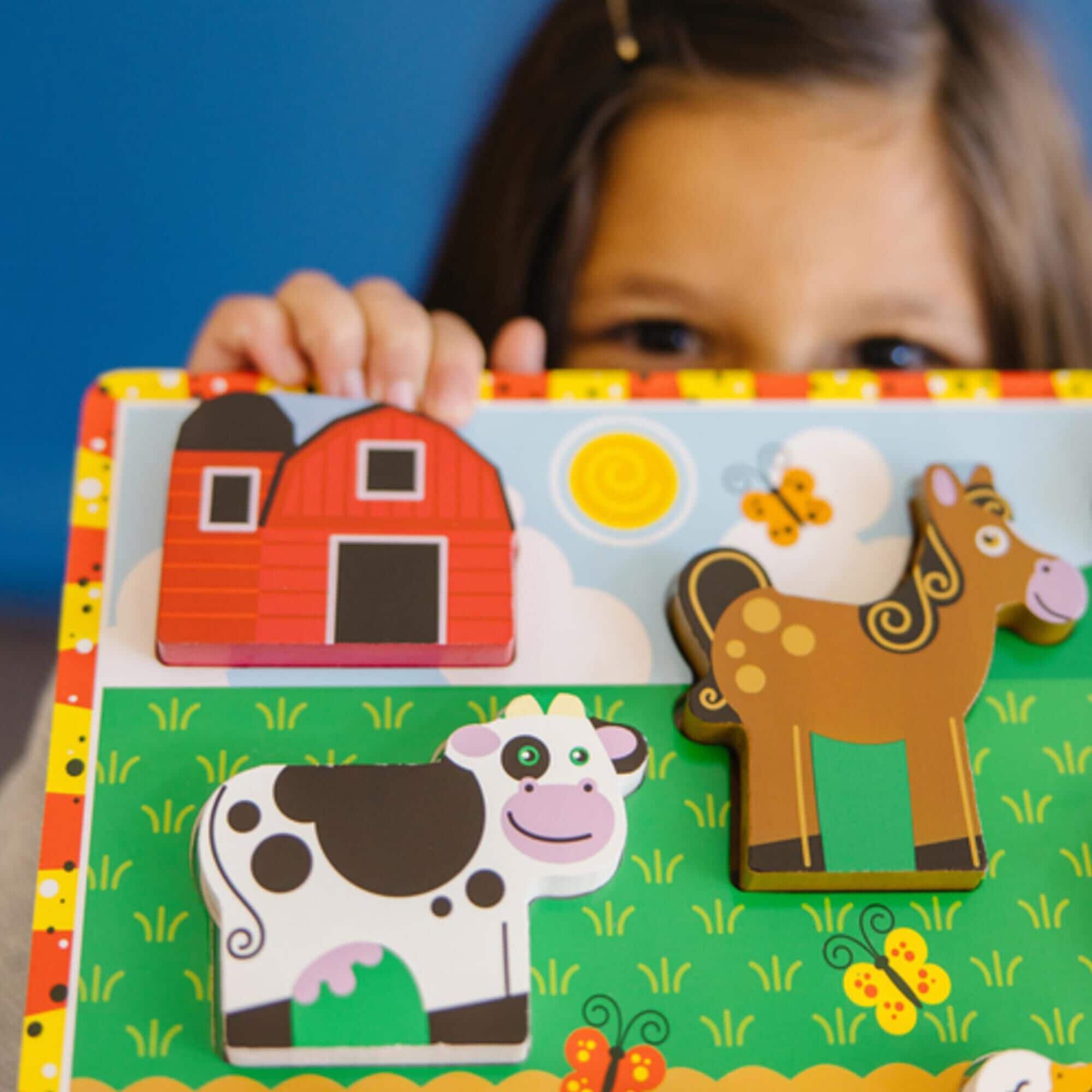 Melissa and doug chunky farm puzzle online