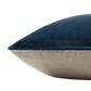 Loloi Lydia 26" Euro Square Throw Pillow in Dark Blue and Beige, , large