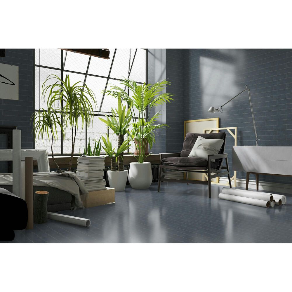 Emser Passion Azul 3&quot; x 8&quot; Glossy Porcelain Tile, , large