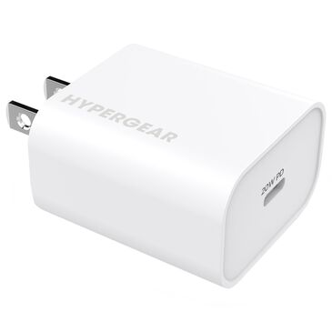 Hypercel 20W USB-C PD Wall Charger in White, , large