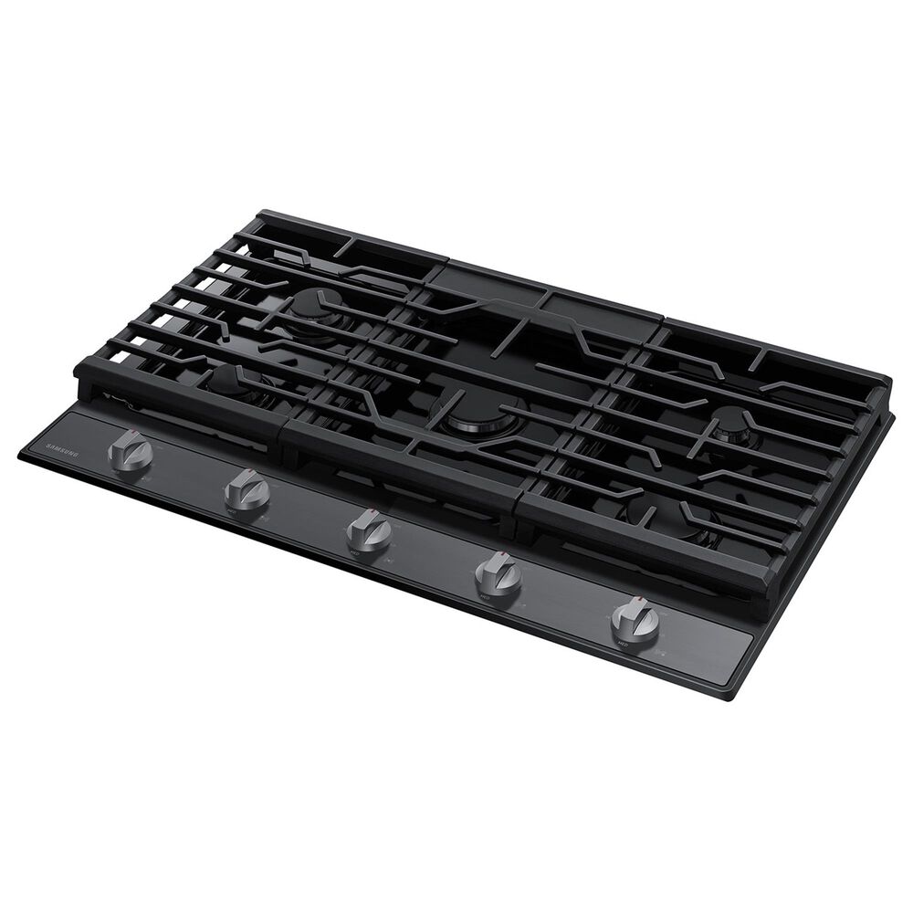 Samsung 36&quot; Gas Cooktop 5 Burner in Black Stainless Steel, , large