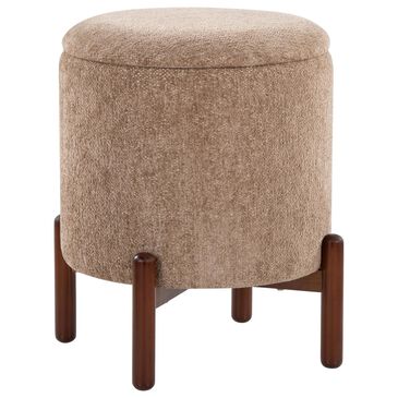 Lumisource Daniella Storage Ottoman in Brown, , large