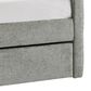 Crown Mark Melody Daybed with Trundle and LED Lights in Light Grey, , large