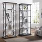Furniture of America Kidd 33" Bookcase in Antique White/Black, , large
