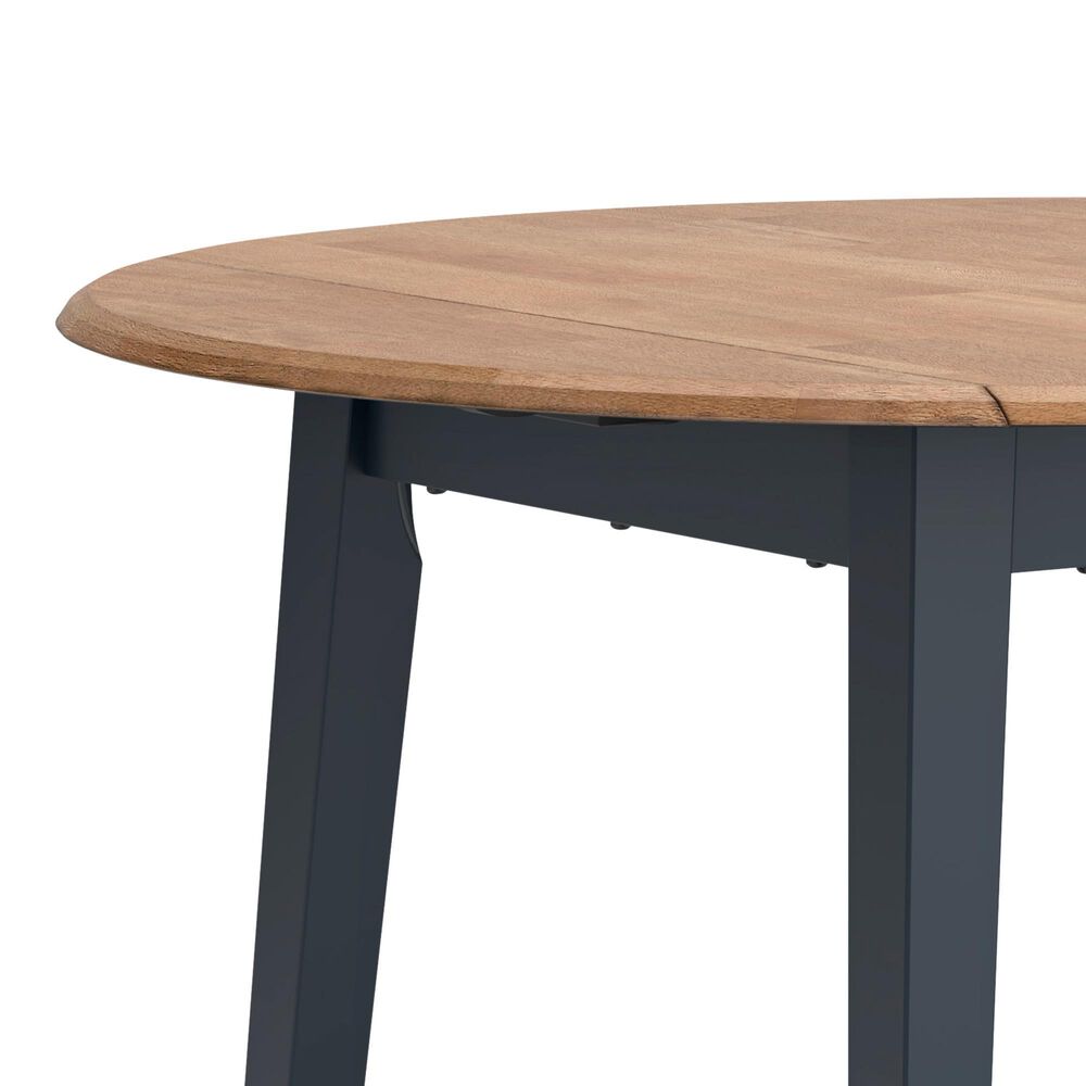 Ashley Gesthaven Dining Table in Light Natural and Dark Slate Blue - Table Only, , large