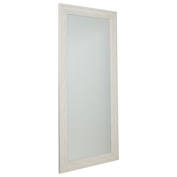 Signature Design by Ashley Jacee Floor Mirror in Antique White, , large