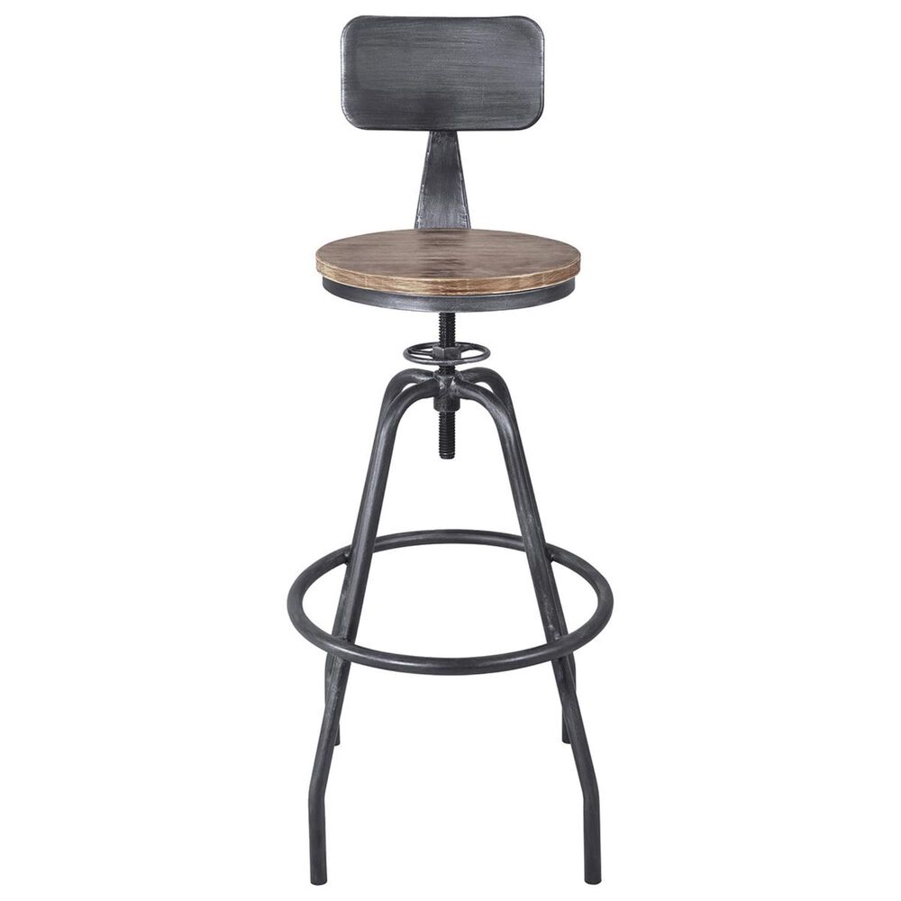 Blue River Perlo Adjustable Bar Stool in Industrial Gray, , large