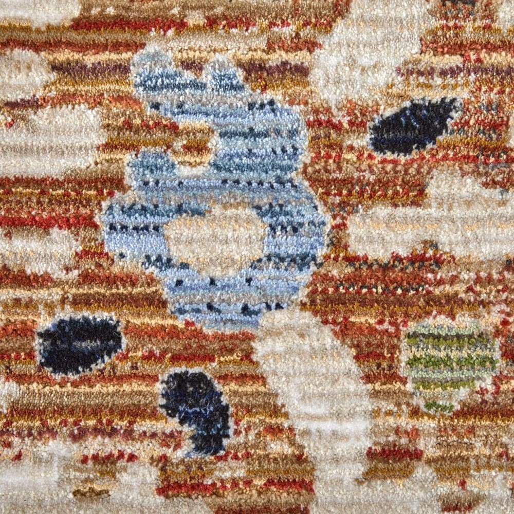 Feizy Melrose 6&#39;7&quot; x 9&#39;6&quot; Ivory and Multicolor Area Rug, , large