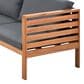 Hearth and Haven 4-Piece Outdoor Sectional Set in Gray, , large