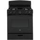 GE Appliances 30" Freestanding Gas Range in Black, , large