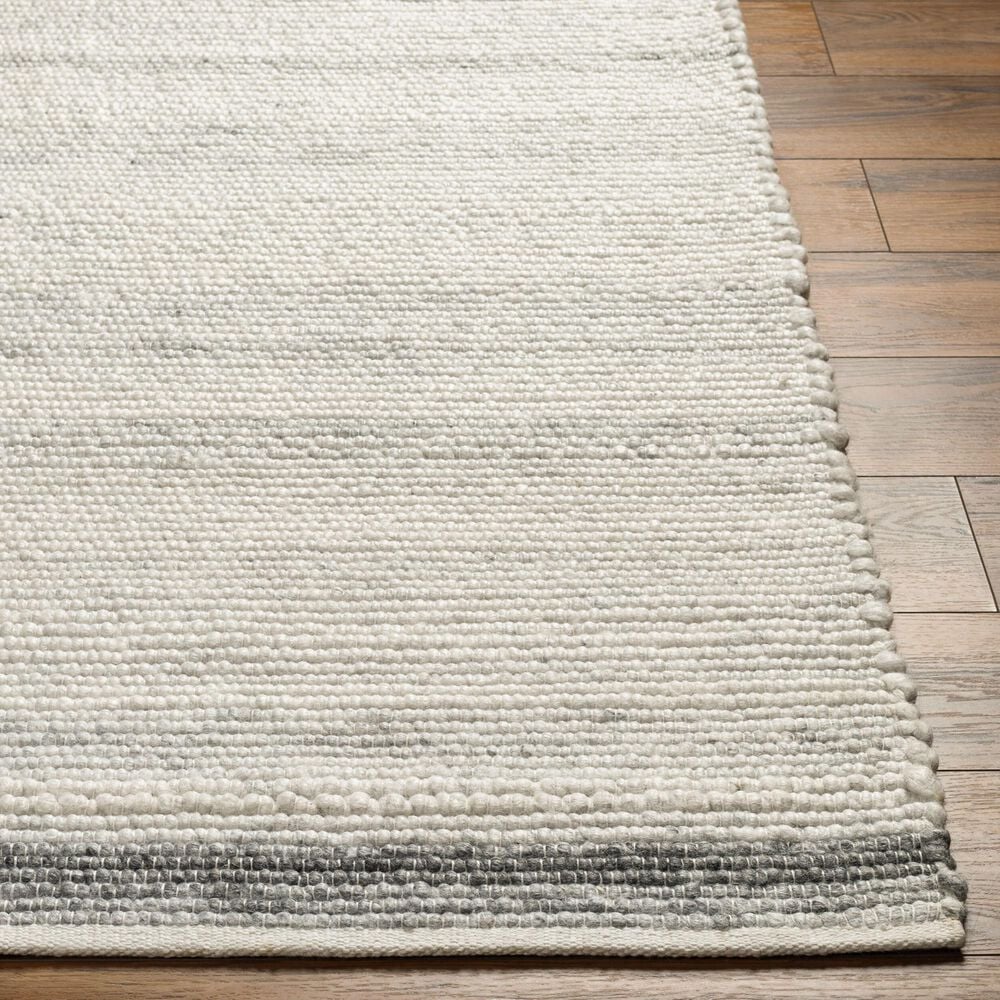 Surya Florentina Off-White, Charcoal and Light Slate 10&#39; x 14&#39; Area Rug, , large