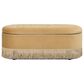 Jennifer Taylor Home Melinda Storage Bench with Tufted Bullion Fringe in Gold, , large