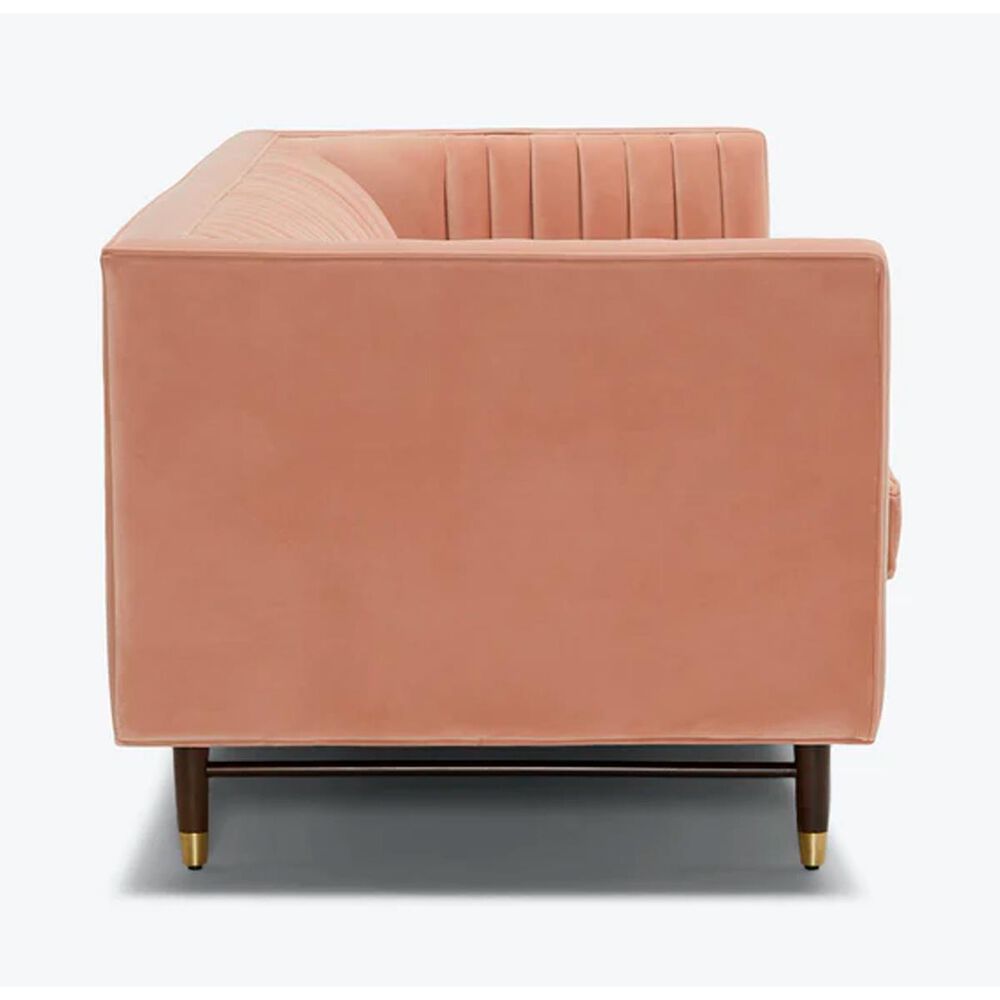 Joybird Chelsea Sofa in Royale Blush Velvet and Mocha, , large
