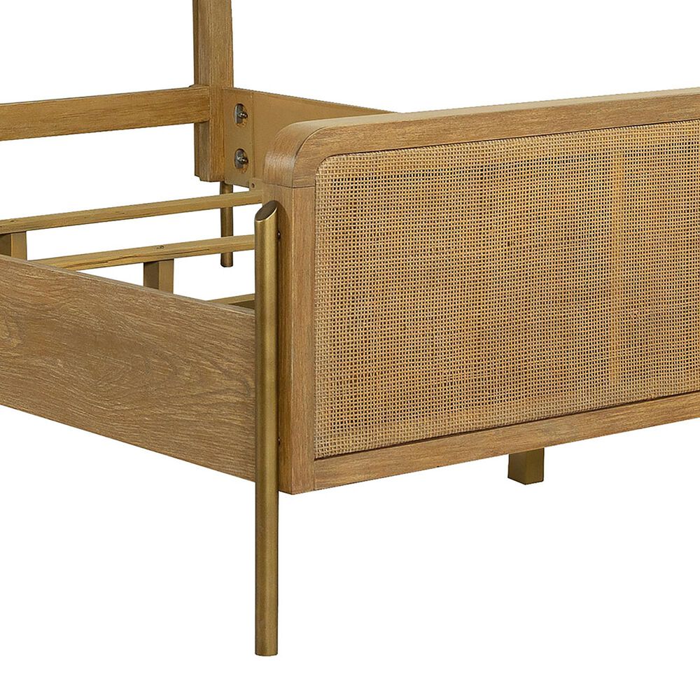 Pacific Landing Arini King Panel Bed in Brown, , large