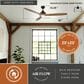 Vaxcel Niles 60" Integrated LED Ceiling Fan in Black, , large