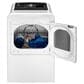 GE Appliances 7.4 Cu. Ft. Top Load Electric Dryer with Sensor Dry in White, , large