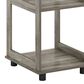 HOMLUX 2-Tier Tall End Table in French Oak, , large
