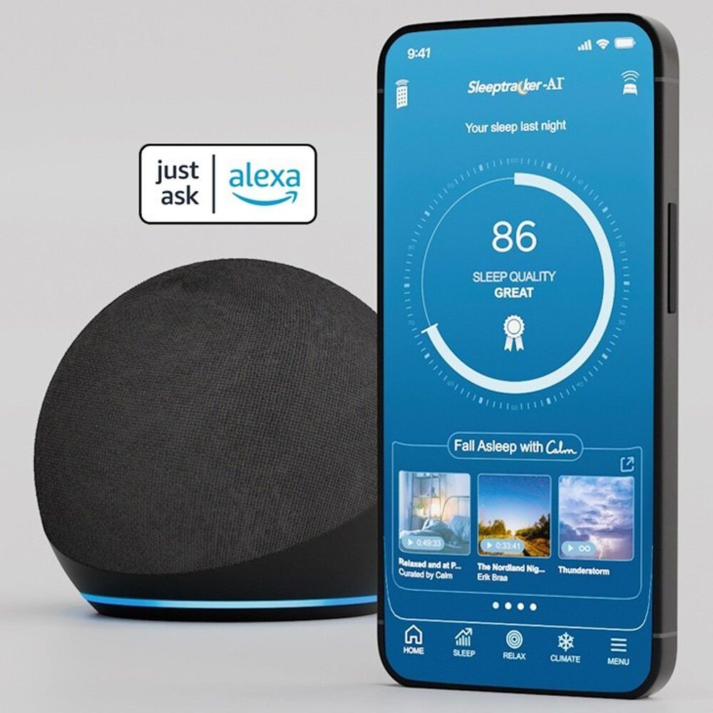 Tempur-Pedic LuxeBreeze 2.0 Medium Hybrid Flex Head King Mattress with 2 Twin XL Ergo ProSmart Adjustable Bases, , large