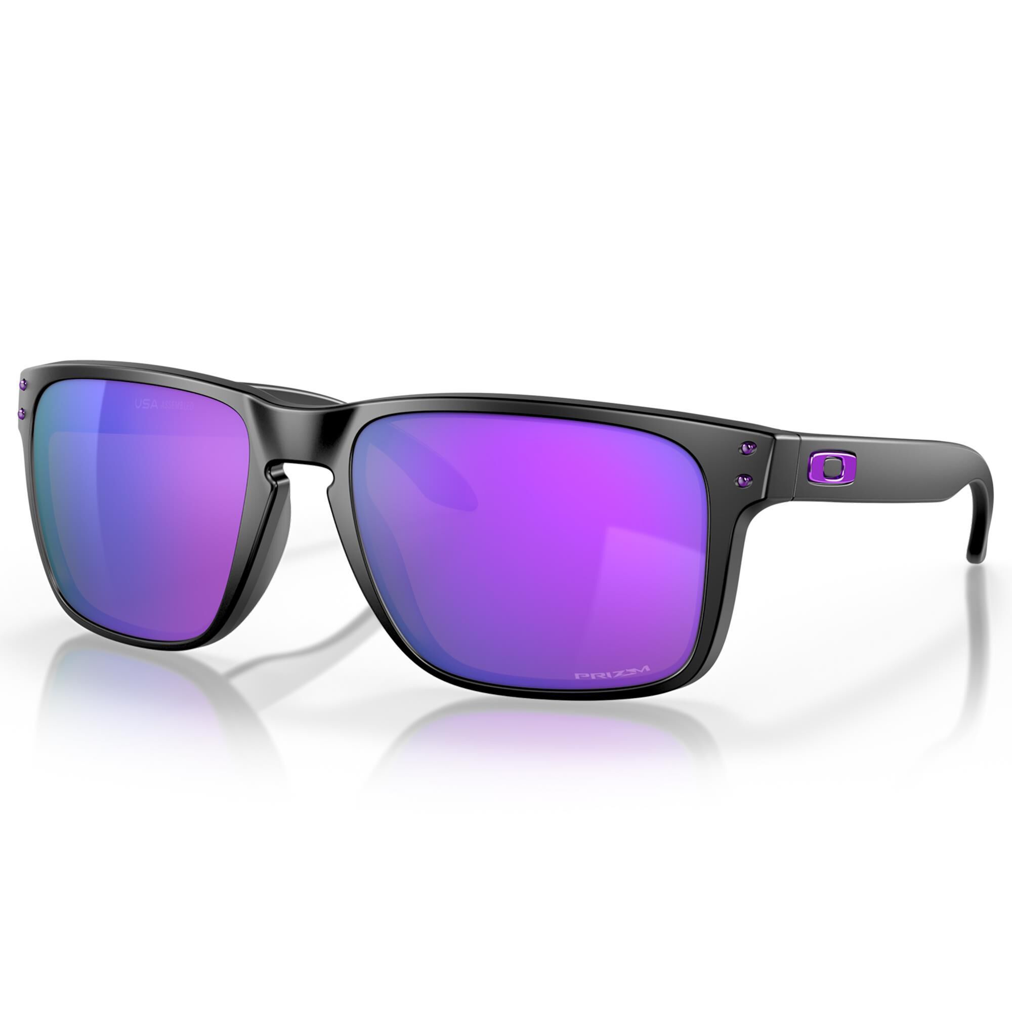 Oakley Holbrook XL Sunglasses with Prizm Violet Lenses in Matte