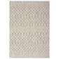Nourison Positano Southwestern Light Grey 5" x 7" Indoor/Outdoor Area Rug, , large