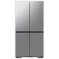 Samsung Bespoke 22.5 Cu. Ft. Bespoke 4-Door French Door Refrigerator in Stainless Steel, , large