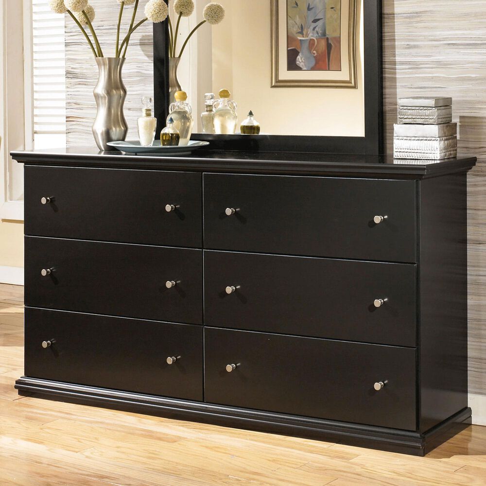 Ashley Maribel 6 Drawer Dresser in Black, , large