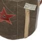 Maple and Jade Star Stuffed Pouf in Brown, Gray, Red and White, , large