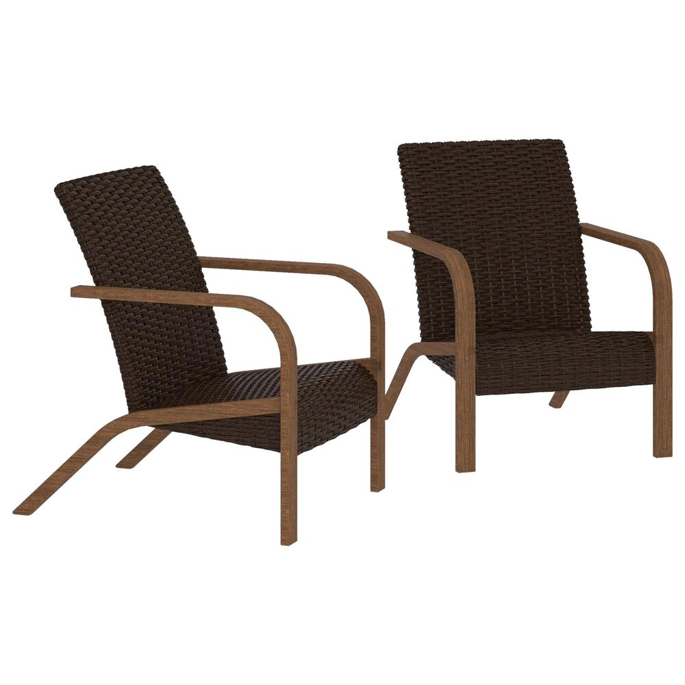 DHP SmartWick Patio Lounge Chair Dark Brown &#40;Set of 2&#41;, , large