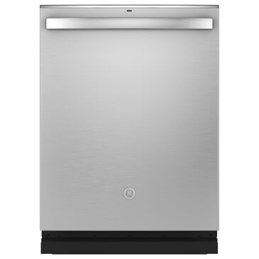 GE Appliances 24" Built-In Dishwasher with Hidden Controls and Sanitize Cycle in Fingerprint Resistant Stainless Steel, , large
