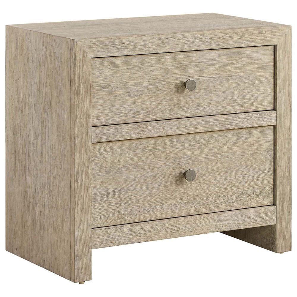 Furniture Worldwide Oasis 2-Drawer Nightstand in Dockside with USB Ports and AC Outlets, , large