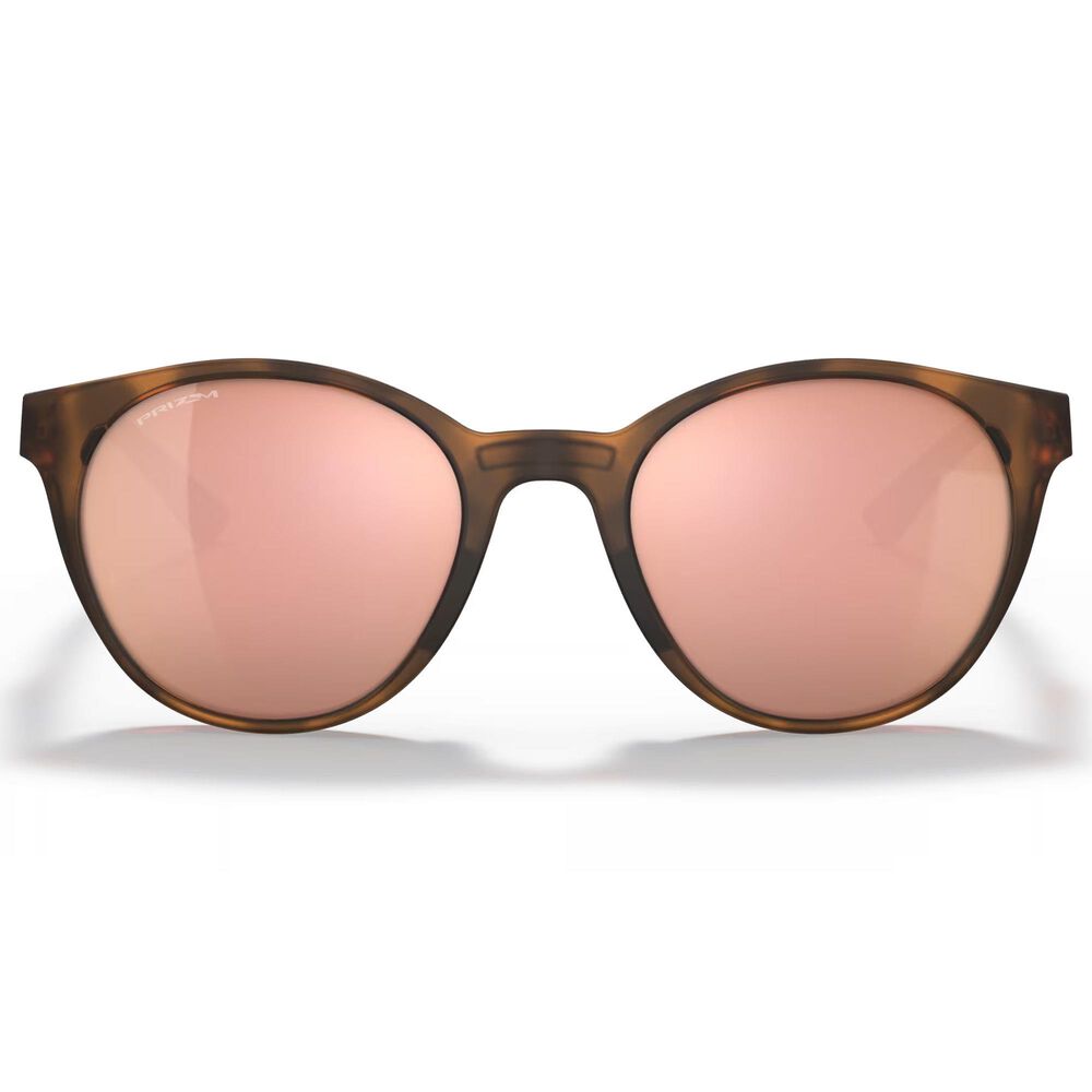 Oakley Spindrift Sunglasses with Prizm Rose Gold Lenses in Matte Brown Tortoise, , large
