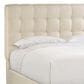 Bernhardt Avery Queen Upholstered Bed in Cream, , large