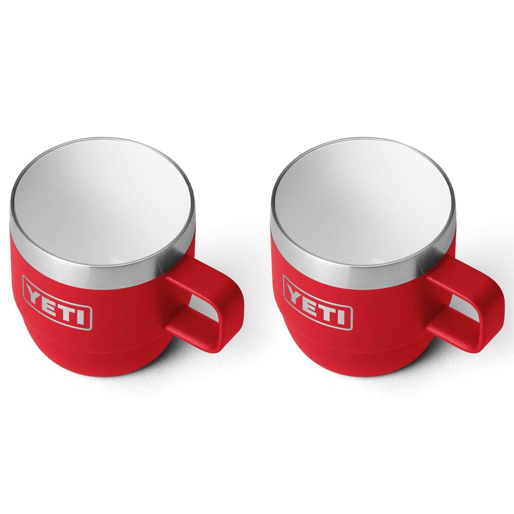 YETI Rambler 6 Oz Stackable Mug in Rescue Red - Set of 2, , large