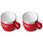 YETI Rambler 6 Oz Stackable Mug in Rescue Red - Set of 2, , large