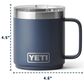 YETI Rambler 10 Oz CL Mug with MagSlider Lid in Rescue Red, , large