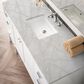 James Martin Vanities Addison 30" Single Bathroom Vanity in Glossy White with 3 cm Victorian Silver Quartz Top and Rectangular Sink, , large