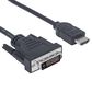 Manhattan 6" HDMI to DVI-D Cable in Black, , large
