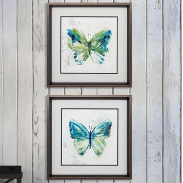 Propac Butterfly Sketch Framed Art (Set of 2), , large