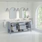 James Martin Vanities Breckenridge 72" Double Bathroom Vanity in Serenity Blue with 3 cm Victorian Silver Quartz Top and Rectangular Sinks, , large
