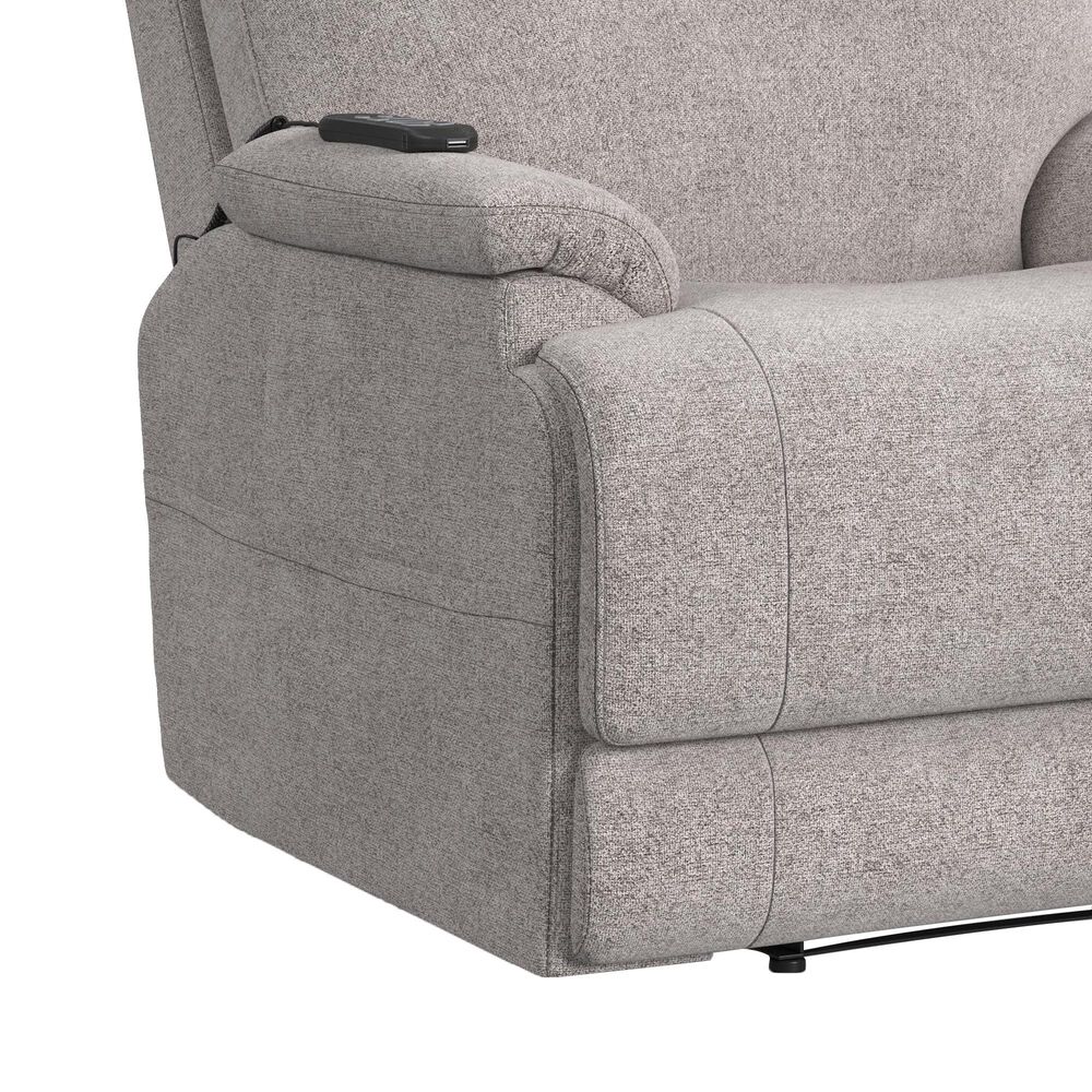 Flexsteel Zecliner Petite Power Lift Recliner in Dove, , large