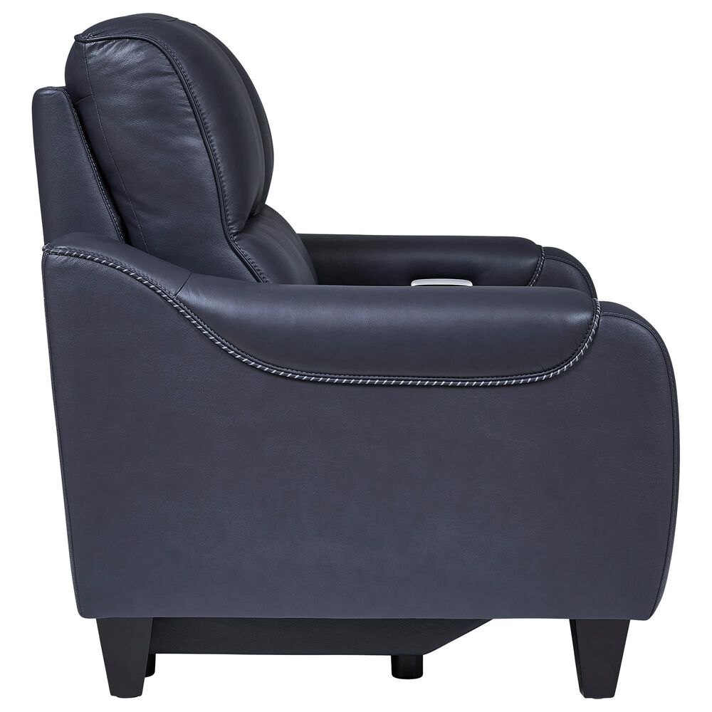 Ashley Mercomatic Power Reclining Loveseat with Adjustable Headrest in Ocean, , large